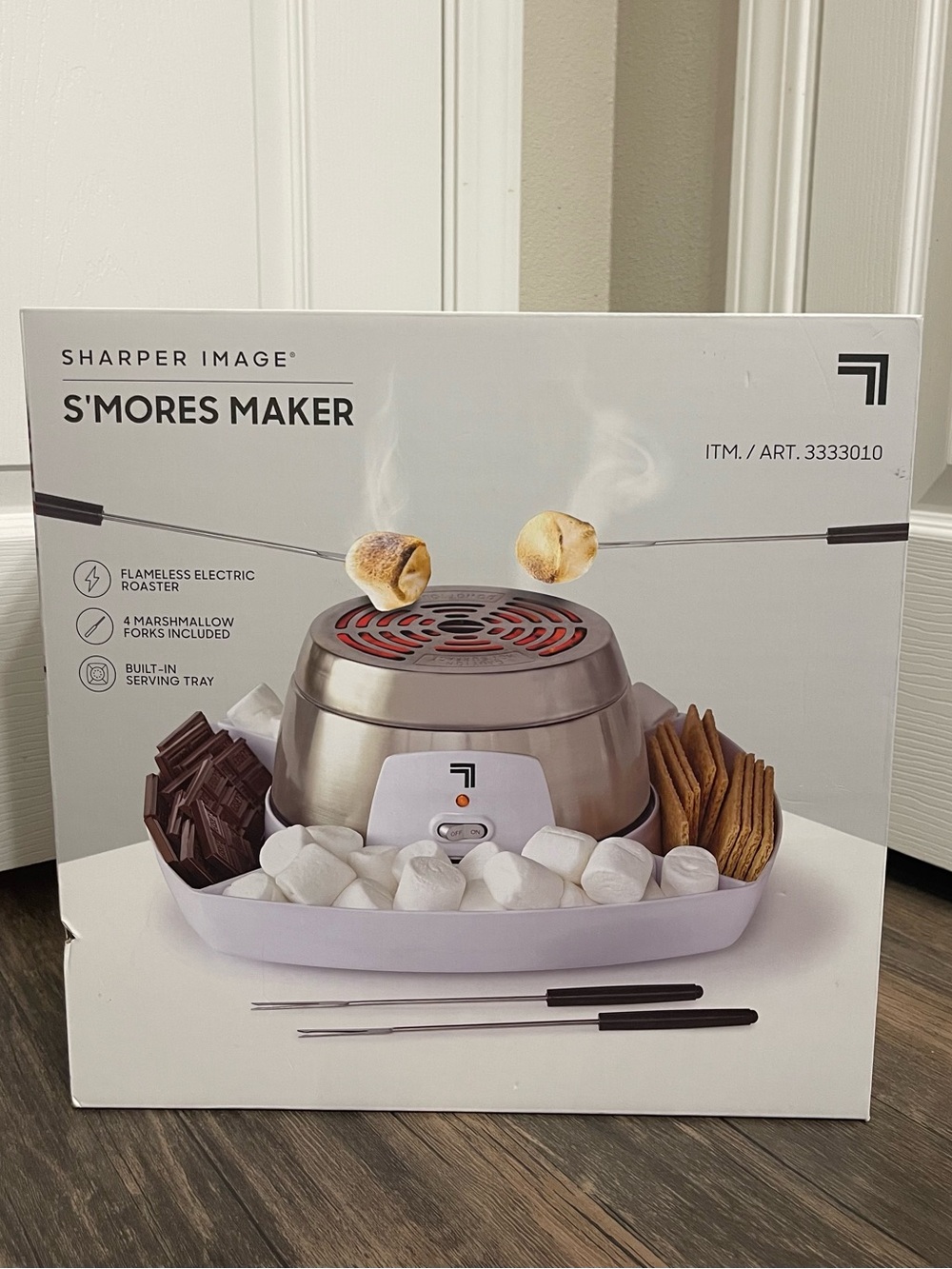Sharper Image Stainless Steel S'mores Making Kit - New in Box!